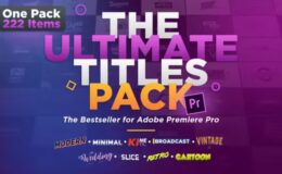 Videohive The Ultimate Titles Pack – Premiere Pro