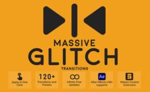 Videohive Massive Glitch Transitions