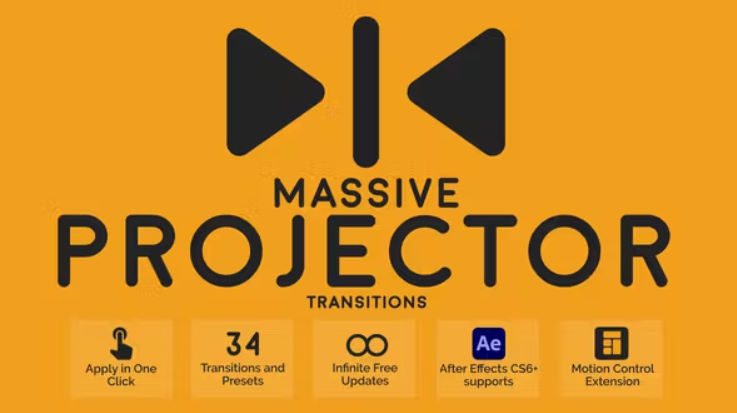 Videohive Massive Projector Transitions