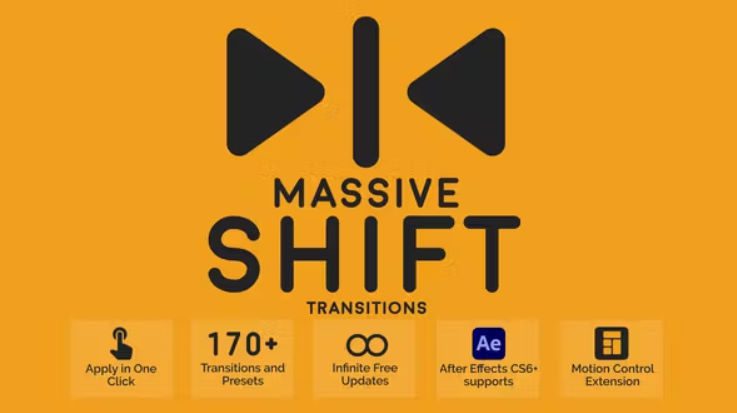Videohive Massive Shift Transitions