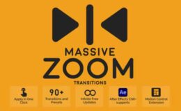 Videohive Massive Zoom Transitions for After Effects