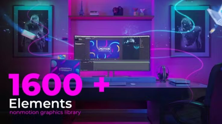 Videohive Nonmotion Graphics Library | Extension for After Effects