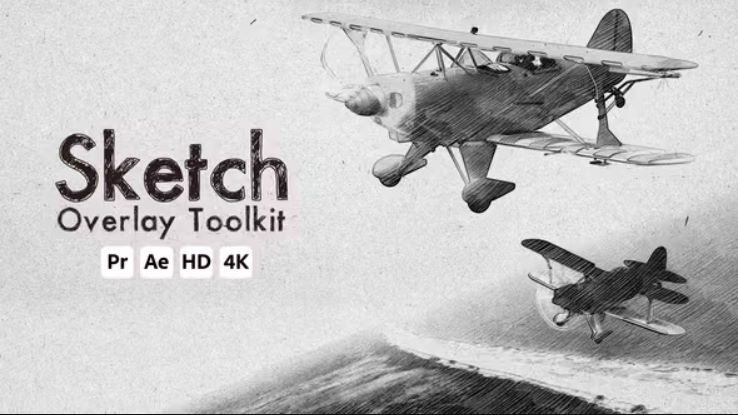 Videohive Sketch Overlay Toolkit
