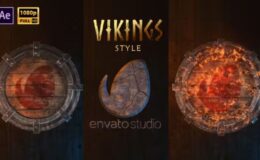Videohive Vikings Style Cinematic Shield Logo Reveal
