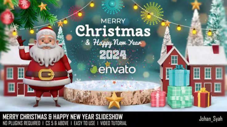 Videohive Merry Christmas & Happy New Year Slideshow