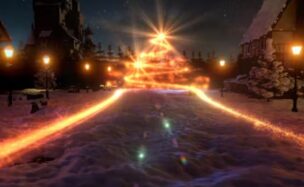Videohive 3D Merry Christmas Scene Intro