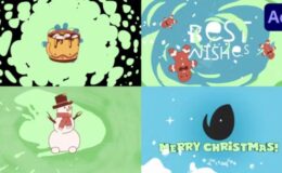 Videohive Christmas Morphing Logo | After Effects