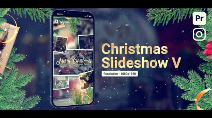 Videohive Christmas Slideshow | Vertical
