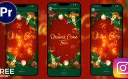Videohive Christmas Wishes Instagram Stories || Xmas Stories MOGRT
