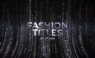 Videohive Luxury Fashion Lines Titles
