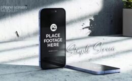 Videohive Phone Screen Mockup Premiere Pro
