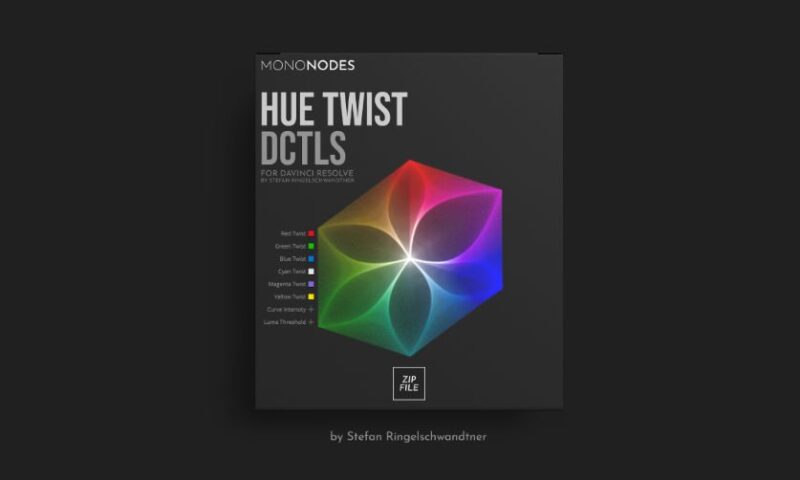 Mononodes Hue Twist v1.0 DCTLS for DaVinci Resolve