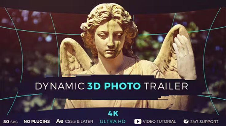 Videohive Dynamic 3D Photo Trailer