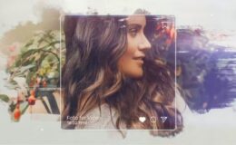 Videohive Instagram Memories Watercolor Slideshow
