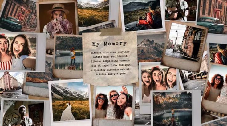 Videohive Polaroid Scrapbook Video Collage Template