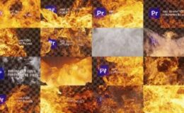 Videohive Fire And Smoke Transitions - Premiere Pro