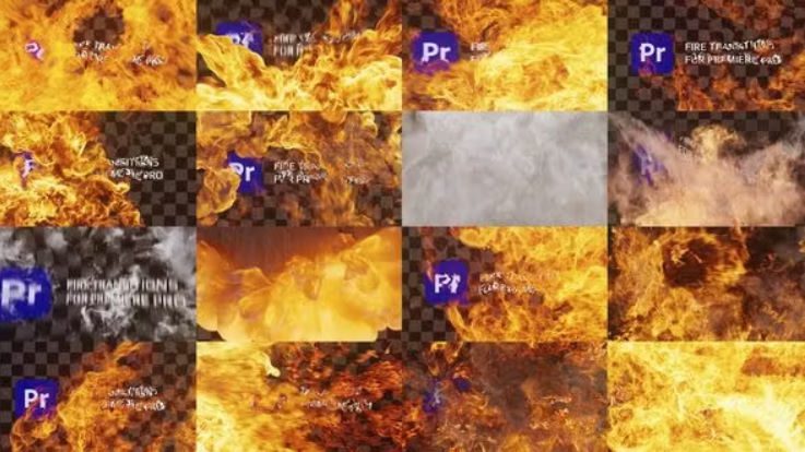 Videohive Fire And Smoke Transitions – Premiere Pro