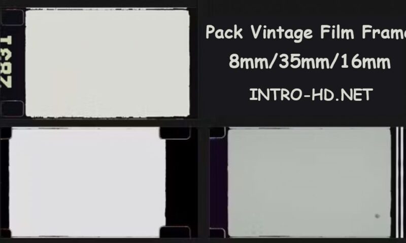 Videohive Pack Vintage Film Frame 16mm/35mm/8mm