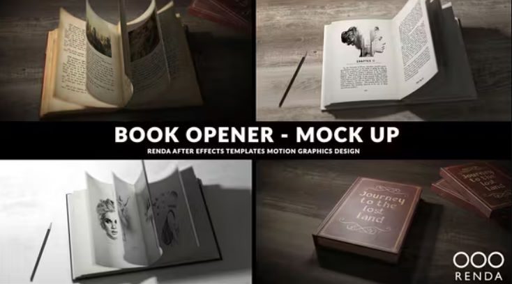Videohive 3D Book Opener