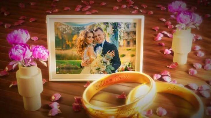 Videohive 3d Wedding Slideshow (MOGRT)