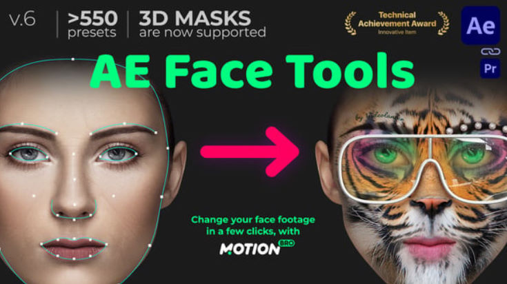 Videohive AE Face Tools V6.0.1