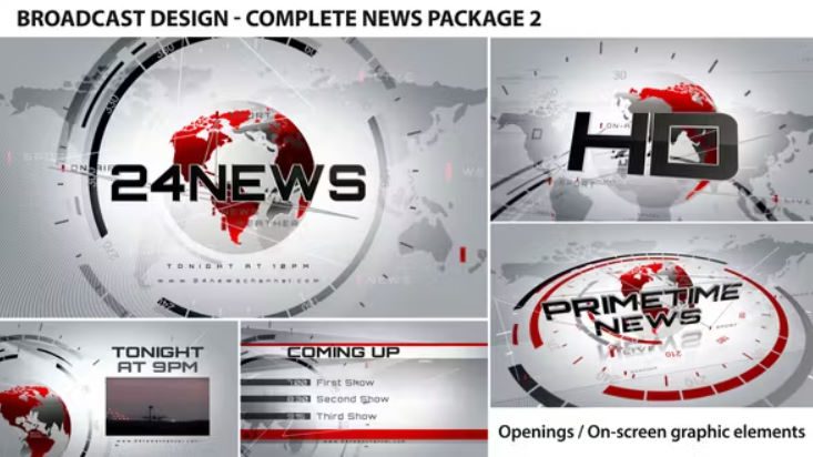 Videohive Broadcast Design – Complete News Package 2