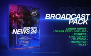 Videohive Broadcast Pack Sport News