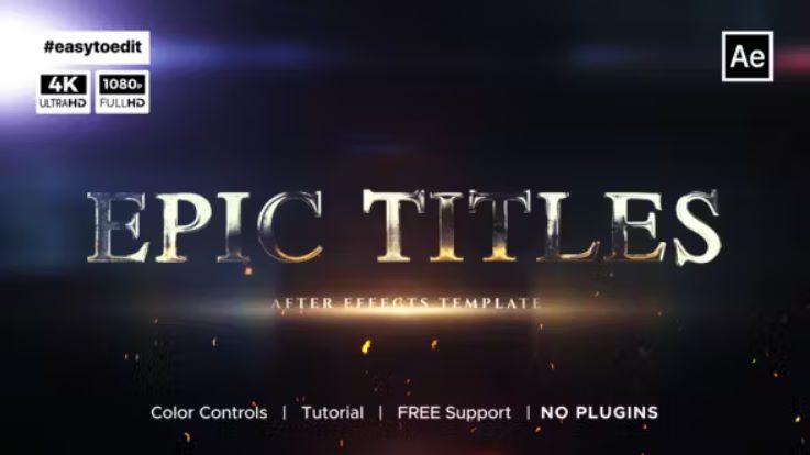 Videohive Epic Titles 50920057