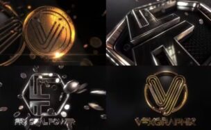 Videohive Gold & Silver Coin logo