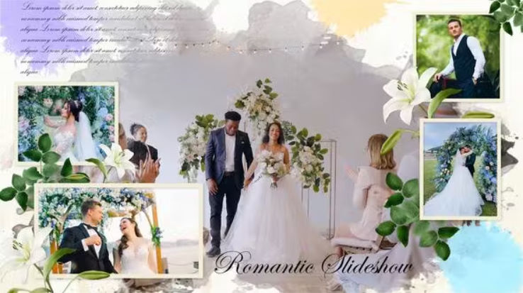 Videohive Ink Wedding Slideshow | MOGRT 50967164
