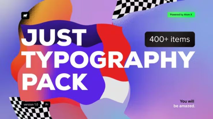 Videohive Just Typography Pack for Premiere Pro