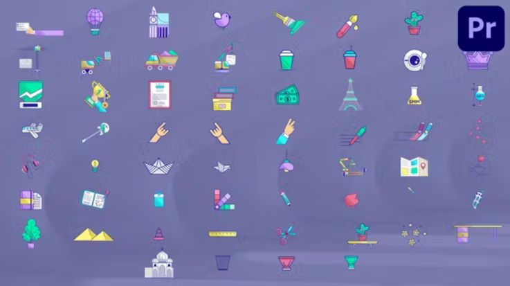 Videohive Miscellaneous Icons for Premiere Pro