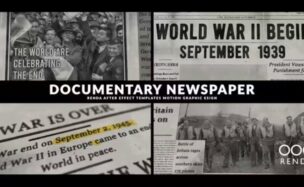 Videohive Newspaper History Documentary