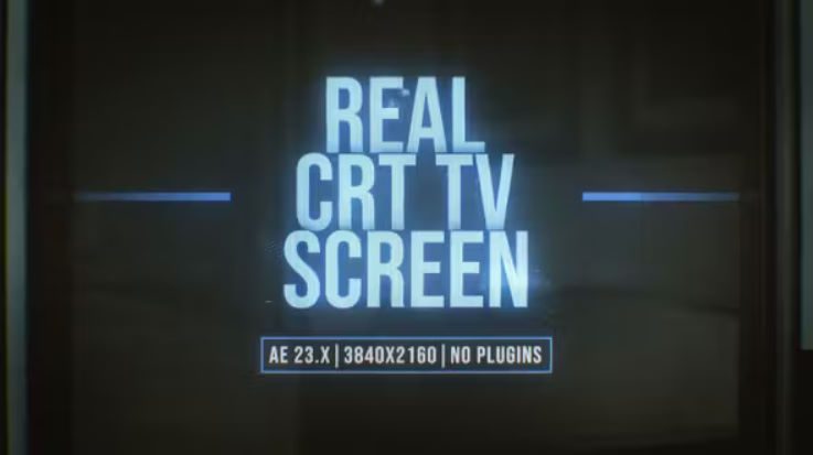 Videohive Real CRT TV Screen