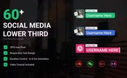 Videohive Social Media Lower third | Premiere Pro