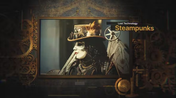 Videohive Steampunk History Slideshow