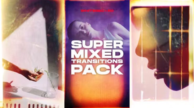 Videohive Super Mixed Transitions Pack | Vertical, Instagram Stories, Reels, TikTok
