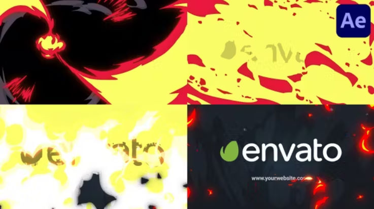 Videohive Fire Logo Opener | After Effects