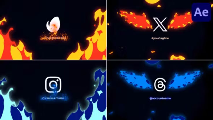 Videohive Firebirds Logo Pack for After Effects