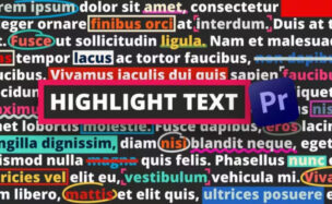Videohive Highlight Text | Premiere Pro