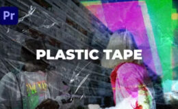 Videohive Plastic Tape Transitions