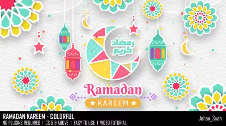 Videohive Ramadan Kareem – Colorful