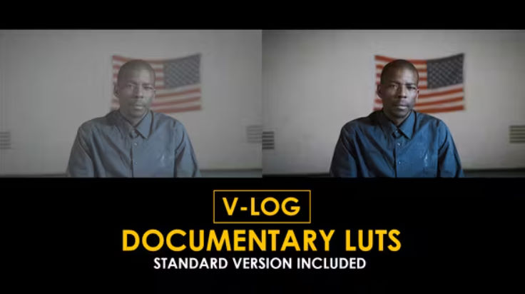 Videohive V-Log Documentary and Standard LUTs