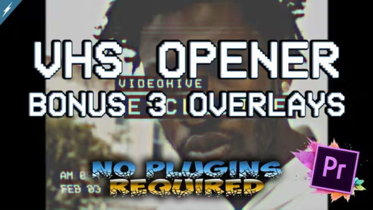 Videohive VHS Opener