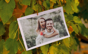 Videohive Wedding Photo Gallery -Autumn evening Garden