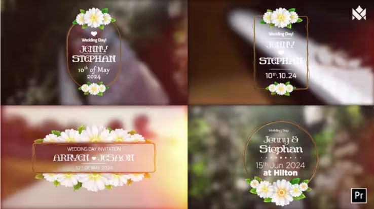 Videohive Wedding title V.01 – Premiere Pro