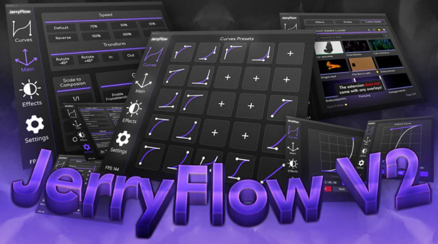 JryMedia - JerryFlow V2 v2.3.1 for After Effects cover preview