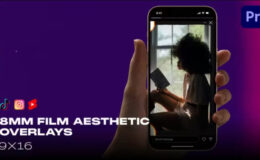 Videohive 8mm Film Aesthetic || Reels, TikTok, YouTube Shorts Overlays