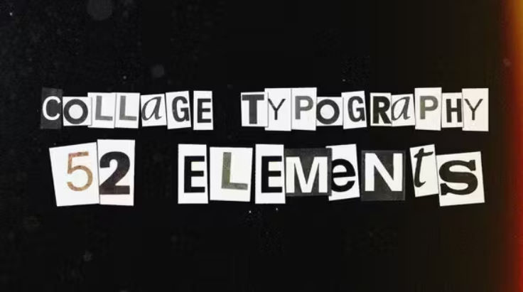 Videohive Collage Typography