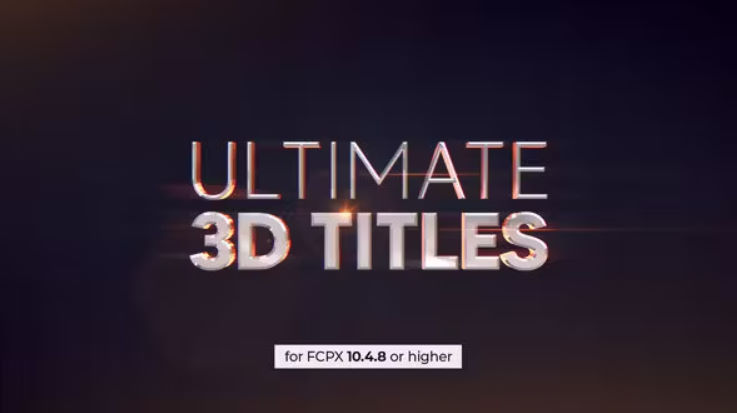 Videohive The Ultimate 3D Titles